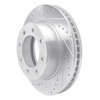 631-67102L Drilled/Slotted Brake Rotor [Silver], 2012-2021 Infiniti/Nissan, Position: Front Left,Fr Left - image 2