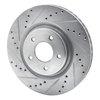 631-67104L Drilled/Slotted Brake Rotor [Silver], 2014-2019 Infiniti/Nissan, Position: Front Left - image 2