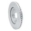 631-67104R Drilled/Slotted Brake Rotor [Silver], 2014-2019 Infiniti/Nissan, Position: Front Right - image 4