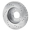 631-67107L Drilled/Slotted Brake Rotor [Silver], 1993-2002 Multiple Makes/Models, Position: Front Left - image 4
