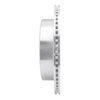 631-67110L Drilled/Slotted Brake Rotor [Silver], Fits Select Infiniti/Nissan, Position: Rear Left - image 3