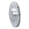 631-67112R Drilled/Slotted Brake Rotor [Silver], Fits Select Infiniti/Nissan, Position: Front Right - image 2