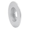 631-67113L Drilled/Slotted Brake Rotor [Silver], Fits Select Infiniti/Nissan, Position: Rear Left - image 4