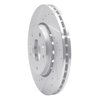 631-67114L Drilled/Slotted Brake Rotor [Silver], Fits Select Infiniti/Nissan, Position: Front Left - image 2