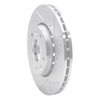 631-67114R Drilled/Slotted Brake Rotor [Silver], Fits Select Infiniti/Nissan, Position: Front Right - image 2