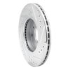 631-68000L Drilled/Slotted Brake Rotor [Silver], 1990-1992 Infiniti/Nissan, Position: Front Left - image 4