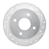 631-68001R Drilled/Slotted Brake Rotor [Silver], 1990-1992 Infiniti/Nissan, Position: Rear Right - image 1