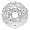 631-68005L Drilled/Slotted Brake Rotor [Silver], 1997-2001 Infiniti/Nissan, Position: Front Left - image 1