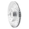 631-68005L Drilled/Slotted Brake Rotor [Silver], 1997-2001 Infiniti/Nissan, Position: Front Left - image 2