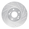 631-68005R Drilled/Slotted Brake Rotor [Silver], 1997-2001 Infiniti/Nissan, Position: Front Right - image 1