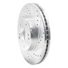 631-68005R Drilled/Slotted Brake Rotor [Silver], 1997-2001 Infiniti/Nissan, Position: Front Right - image 2