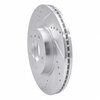 631-68007L Drilled/Slotted Brake Rotor [Silver], 2003-2005 Infiniti/Nissan, Position: Front Left - image 2