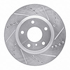 631-68007R Drilled/Slotted Brake Rotor [Silver], 2003-2005 Infiniti/Nissan, Position: Front Right - image 1