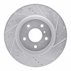 631-68008R Drilled/Slotted Brake Rotor [Silver], 2003-2008 Infiniti/Nissan, Position: Front Right - image 1