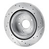 631-68009L Drilled/Slotted Brake Rotor [Silver], 2003-2008 Infiniti/Nissan, Position: Rear Left - image 4