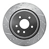 631-68010L Drilled/Slotted Brake Rotor [Silver], 2007-2015 Infiniti/Nissan, Position: Rear Left - image 1