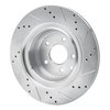 631-68010L Drilled/Slotted Brake Rotor [Silver], 2007-2015 Infiniti/Nissan, Position: Rear Left - image 4