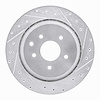 631-68010R Drilled/Slotted Brake Rotor [Silver], 2007-2015 Infiniti/Nissan, Position: Rear Right - image 1