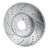 631-68011L Drilled/Slotted Brake Rotor [Silver], 2007-2015 Infiniti/Nissan, Position: Front Left - image 2