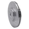 631-68011R Drilled/Slotted Brake Rotor [Silver], 2007-2015 Infiniti/Nissan, Position: Front Right - image 2