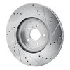 631-68012L Drilled/Slotted Brake Rotor [Silver], Fits Select Infiniti/Nissan, Position: Front Left - image 4