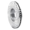 631-68014L Drilled/Slotted Brake Rotor [Silver], 2005-2014 Infiniti/Nissan, Position: Front Left - image 4