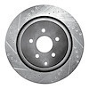 631-68015L Drilled/Slotted Brake Rotor [Silver], Fits Select Infiniti/Nissan, Position: Rear Left - image 1