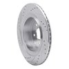 631-68015R Drilled/Slotted Brake Rotor [Silver], Fits Select Infiniti/Nissan, Position: Rear Right - image 4