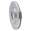 631-68016R Drilled/Slotted Brake Rotor [Silver], Fits Select Infiniti/Nissan, Position: Front Right - image 2