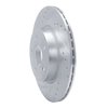 631-68019L Drilled/Slotted Brake Rotor [Silver], Fits Select Infiniti/Nissan, Position: Rear Left - image 2