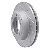 631-71009L Drilled/Slotted Brake Rotor [Silver], 1994-2017 Multiple Makes/Models, Position: Fr & Rr Left,Fr Left,Rr Left - image 1
