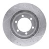 631-71009L Drilled/Slotted Brake Rotor [Silver], 1994-2017 Multiple Makes/Models, Position: Fr & Rr Left,Fr Left,Rr Left - image 2