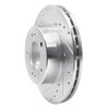 631-72004L Drilled/Slotted Brake Rotor [Silver], 1983-1989 Multiple Makes/Models, Position: Front Left - image 2