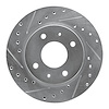 631-72006L Drilled/Slotted Brake Rotor [Silver], 1985-1991 Multiple Makes/Models, Position: Front Left - image 1