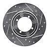 631-72009R Drilled/Slotted Brake Rotor [Silver], 1984-1990 Multiple Makes/Models, Position: Front Right - image 1