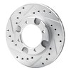 631-72013L Drilled/Slotted Brake Rotor [Silver], 1991-1992 Multiple Makes/Models, Position: Front Left - image 2