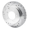 631-72017L Drilled/Slotted Brake Rotor [Silver], 1991-1993 Multiple Makes/Models, Position: Rear Left - image 2