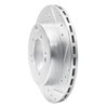 631-72017R Drilled/Slotted Brake Rotor [Silver], 1991-1993 Multiple Makes/Models, Position: Rear Right - image 2
