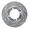 631-72019L Drilled/Slotted Brake Rotor [Silver], 1991-1992 Multiple Makes/Models, Position: Front Left - image 1