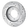 631-72020L Drilled/Slotted Brake Rotor [Silver], 1991-1992 Mitsubishi, Position: Front Left - image 4