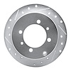 631-72021L Drilled/Slotted Brake Rotor [Silver], 1992-2004 Multiple Makes/Models, Position: Rear Left - image 1