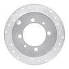 631-72021R Drilled/Slotted Brake Rotor [Silver], 1992-2004 Multiple Makes/Models, Position: Rear Right - image 1