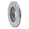 631-72022L Drilled/Slotted Brake Rotor [Silver], 1988-2007 Multiple Makes/Models, Position: Front Left - image 4