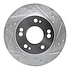 631-72023R Drilled/Slotted Brake Rotor [Silver], 1990-2005 Multiple Makes/Models, Position: Front Right - image 1