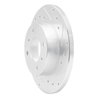631-72025R Drilled/Slotted Brake Rotor [Silver], 1992-1996 Multiple Makes/Models, Position: Front Right - image 2