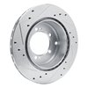 631-72027R Drilled/Slotted Brake Rotor [Silver], 1992-1996 Mitsubishi, Position: Rear Right - image 4