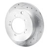 631-72028L Drilled/Slotted Brake Rotor [Silver], 1994-2007 Multiple Makes/Models, Position: Rear Left - image 2