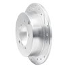 631-72030R Drilled/Slotted Brake Rotor [Silver], 1997-2004 Mitsubishi, Position: Rear Right - image 2