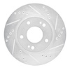 631-72034R Drilled/Slotted Brake Rotor [Silver], 2000-2012 Multiple Makes/Models, Position: Front Right - image 1
