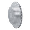 631-72040R Drilled/Slotted Brake Rotor [Silver], 2006-2012 Mitsubishi, Position: Rear Right - image 2
